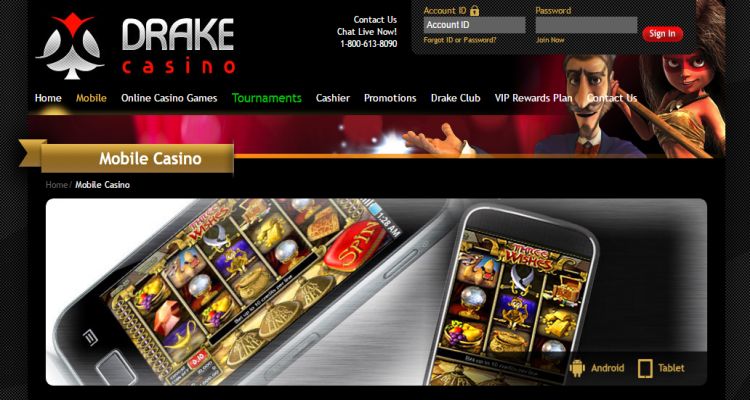 drake casino payment methods