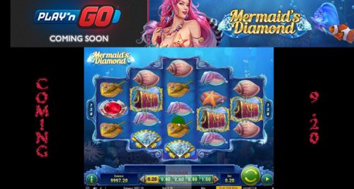 New Slot - MermaidS Diamonds - Launching Soon At PlayN Go Casinos