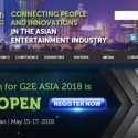 G2E Asia 2018