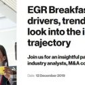 2019 EGR Breakfast Briefing: M&A drivers, trends and predictions: A look into the industry’s changing trajectory