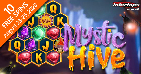 Intertops Poker highlights new Mystic Hive slot game and blackjack this week via special offers