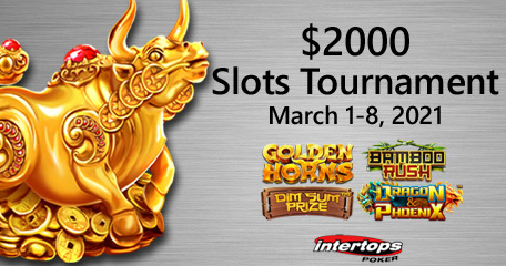 Intertops Poker kicks off March with a $2K slots tournament featuring Betsoft’s Red Dragon Asian-themed games