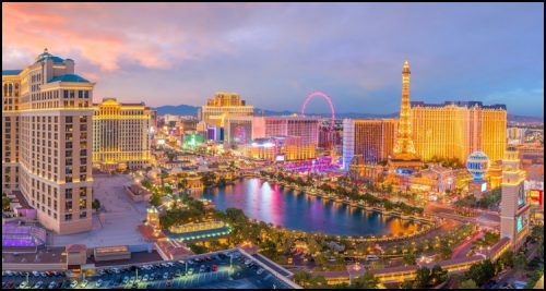 Las Vegas posts encouraging May visitation figures