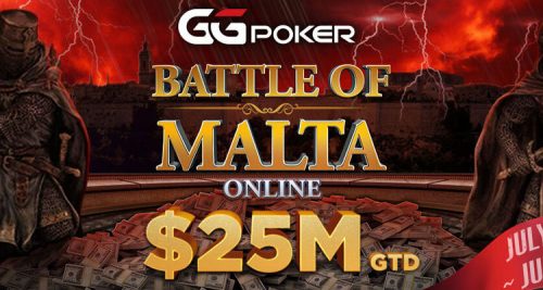 Battle of Malta goes online with GGPoker featuring $25 million in guaranteed prize money