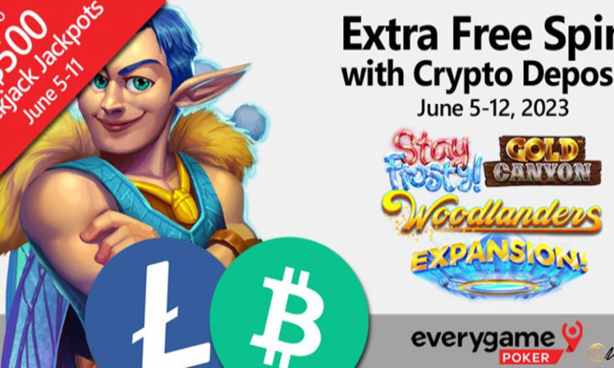 20 Extra Free Spins At Everygame Poker On Crypto Deposits