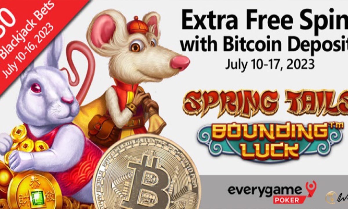 Free Spins At Everygame Poker On Slots For Bitcoin Deposits