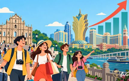 Macau Visitor Arrivals Rise 8.5% as Gaming Growth Slows