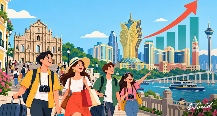 Macau Visitor Arrivals Rise 8.5% as Gaming Growth Slows